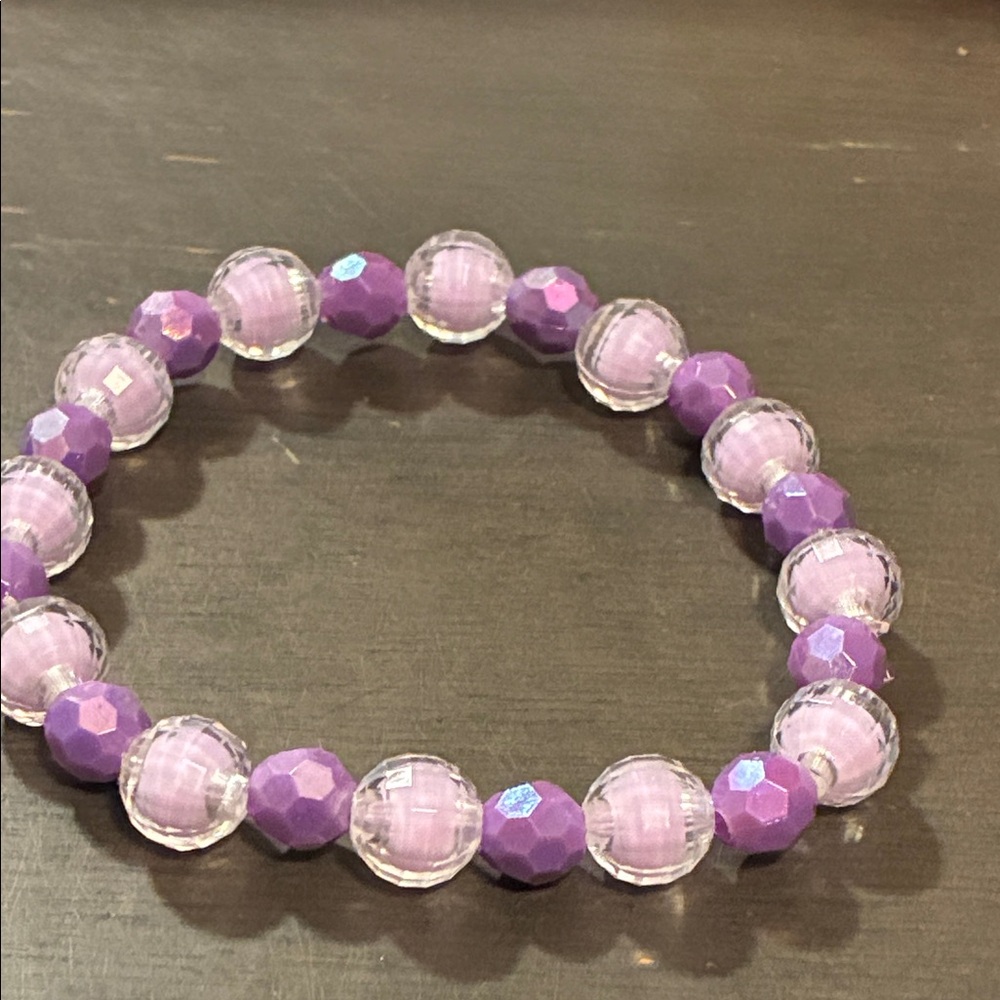 Purple Beaded Bracelet